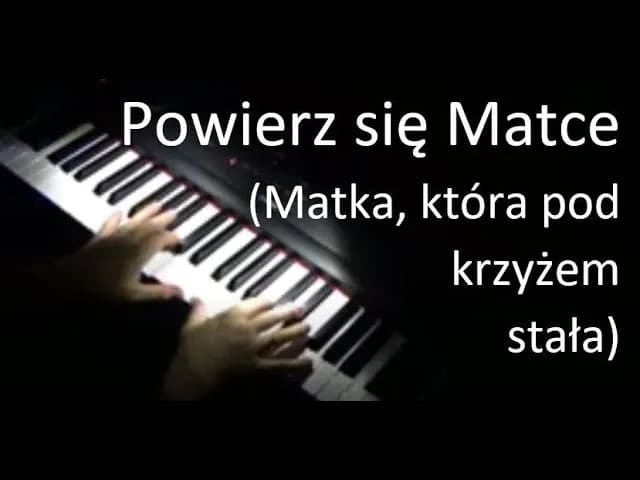 Podkład muzyczny do Matka która pod krzyżem stała na liturgię Podkład muzyczny do Matka która pod krzyżem stała na liturgię