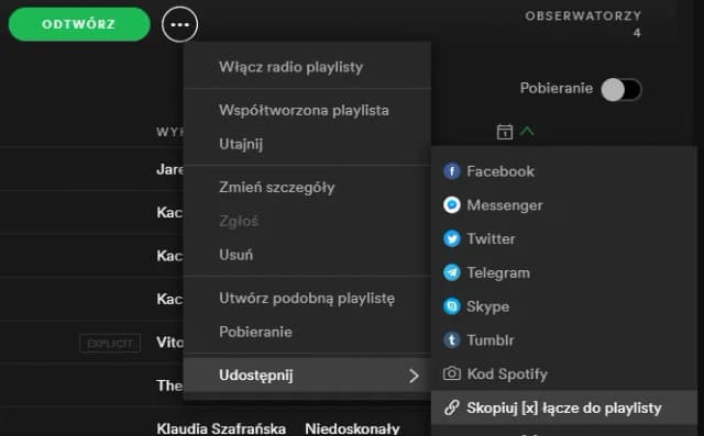 Jak udostępnić polubione utwory Spotify i uniknąć problemów z prywatnością Jak udostępnić polubione utwory Spotify i uniknąć problemów z prywatnością
